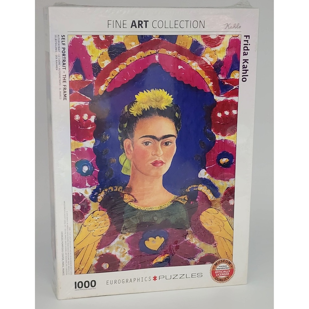 Eurographics Frida Kahlo Self Portrait The Frame Puzzle 1000 pc Multi New Sealed